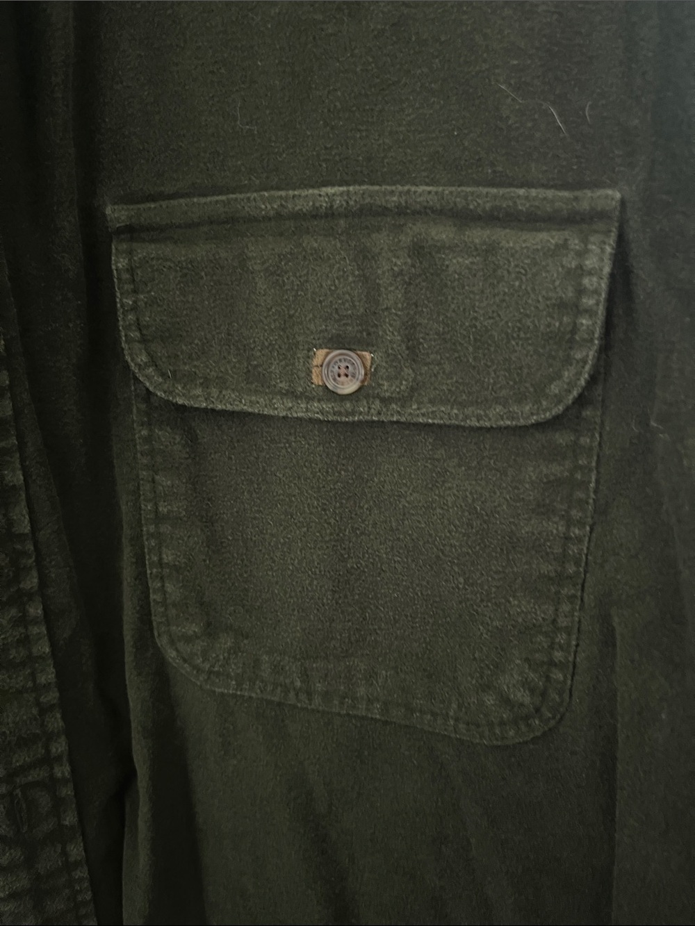 Orvis Olive Green Field Jacket with Elbow Patches - Picture 2 of 5